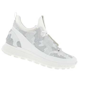 Women's Ecco Exostrike Low Sneakers White | USA 221MQZ